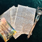 Bible pages Coffee Stained