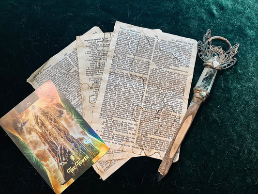 Bible pages Coffee Stained