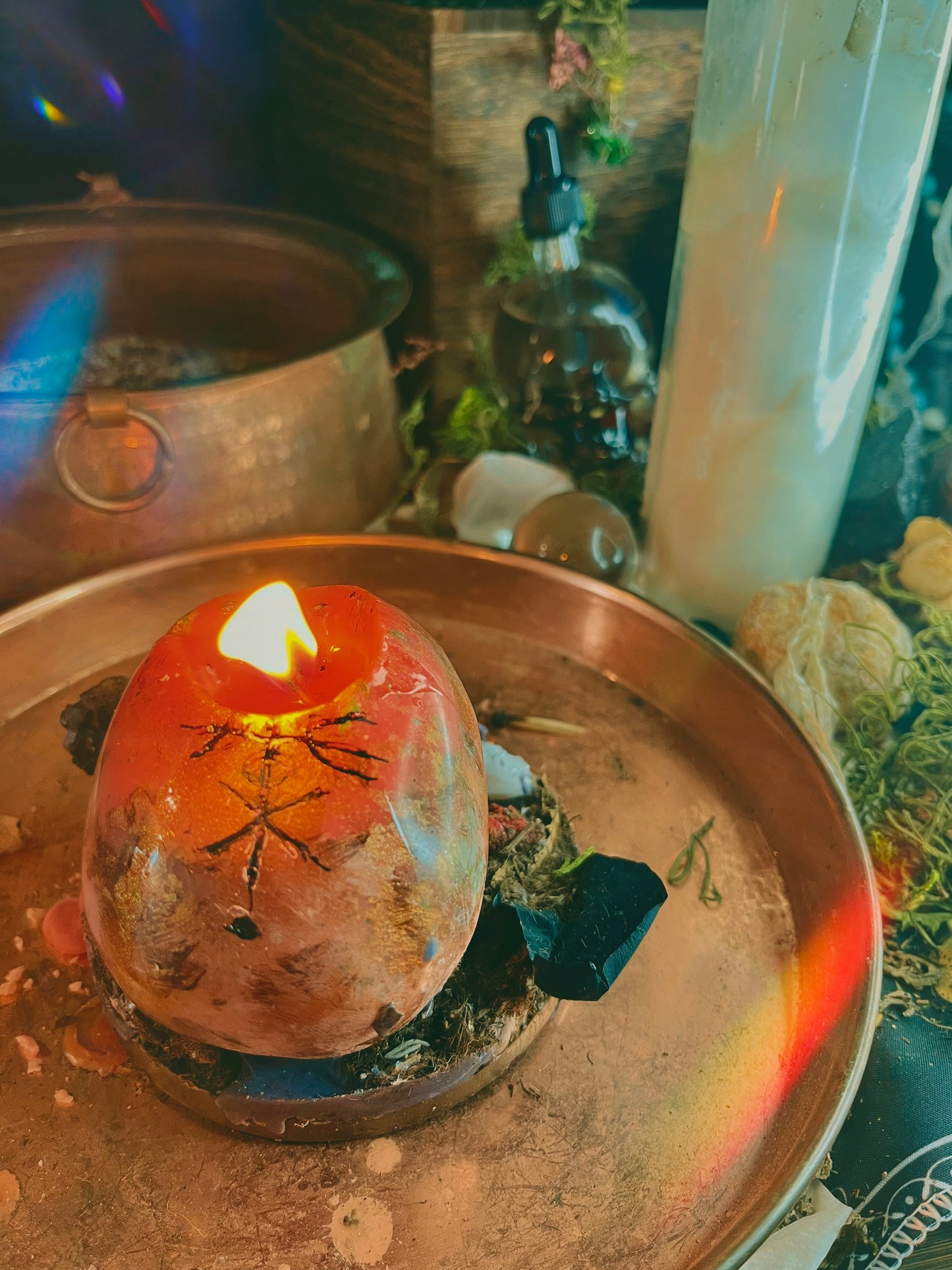 Dark Feminine Reclaimed Candle