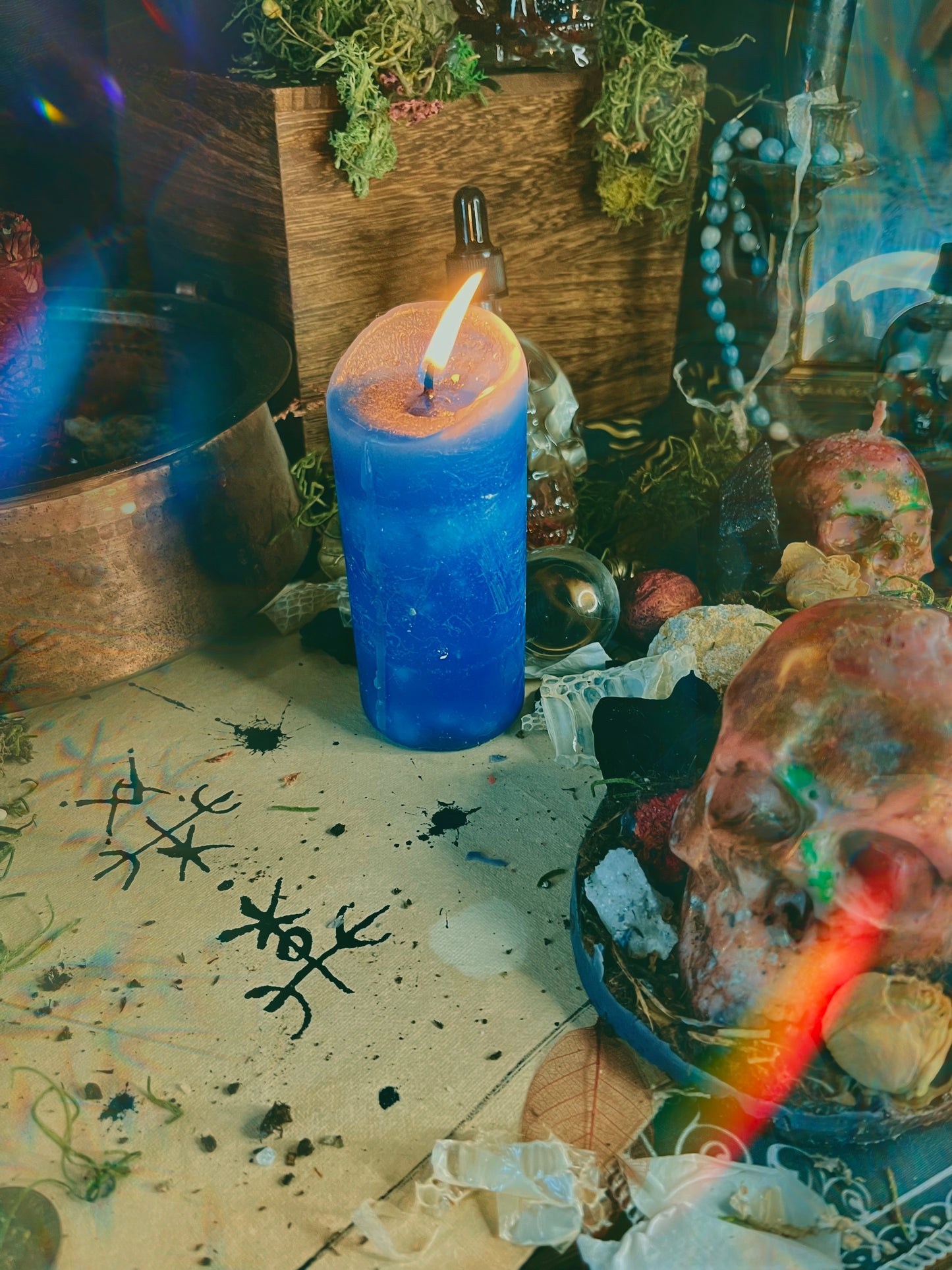 Dark Feminine Reclaimed Candle