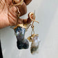 Gold Wings Moss agate Godsess