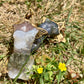 Gold Wings Moss agate Godsess